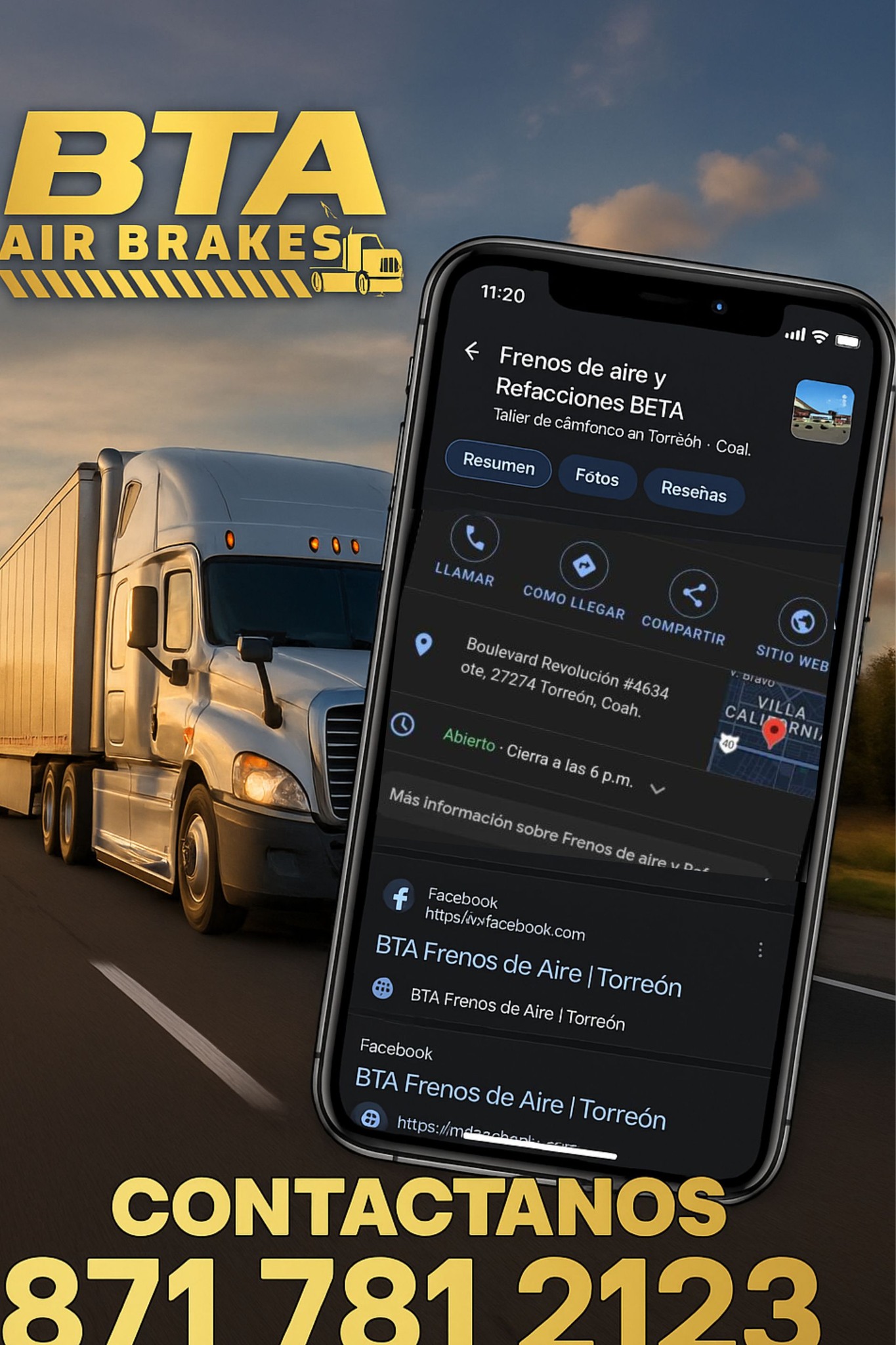 Contáctanos - BTA AIR BRAKES